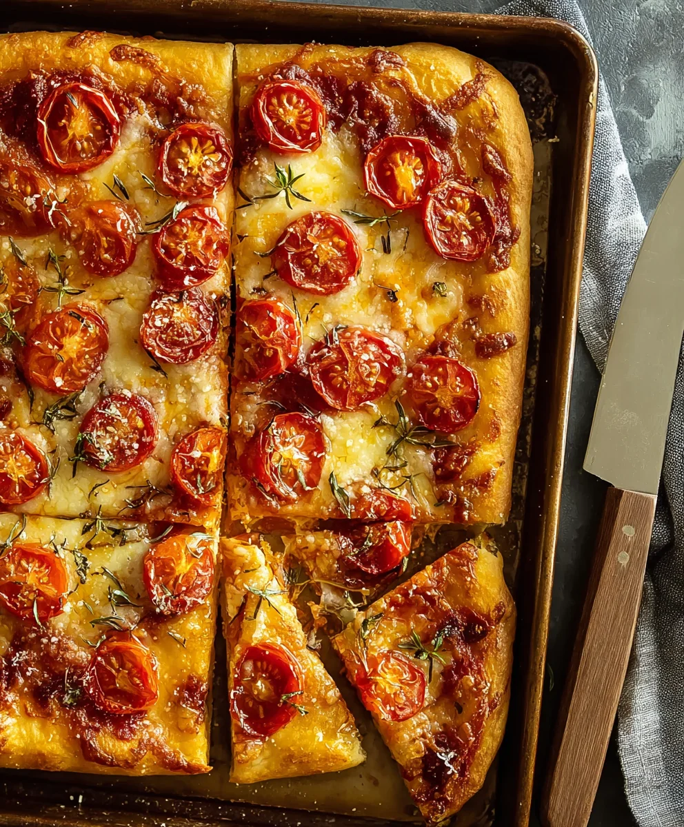 Sheet Pan Pizza Quick Dough Easy Homemade Recipe