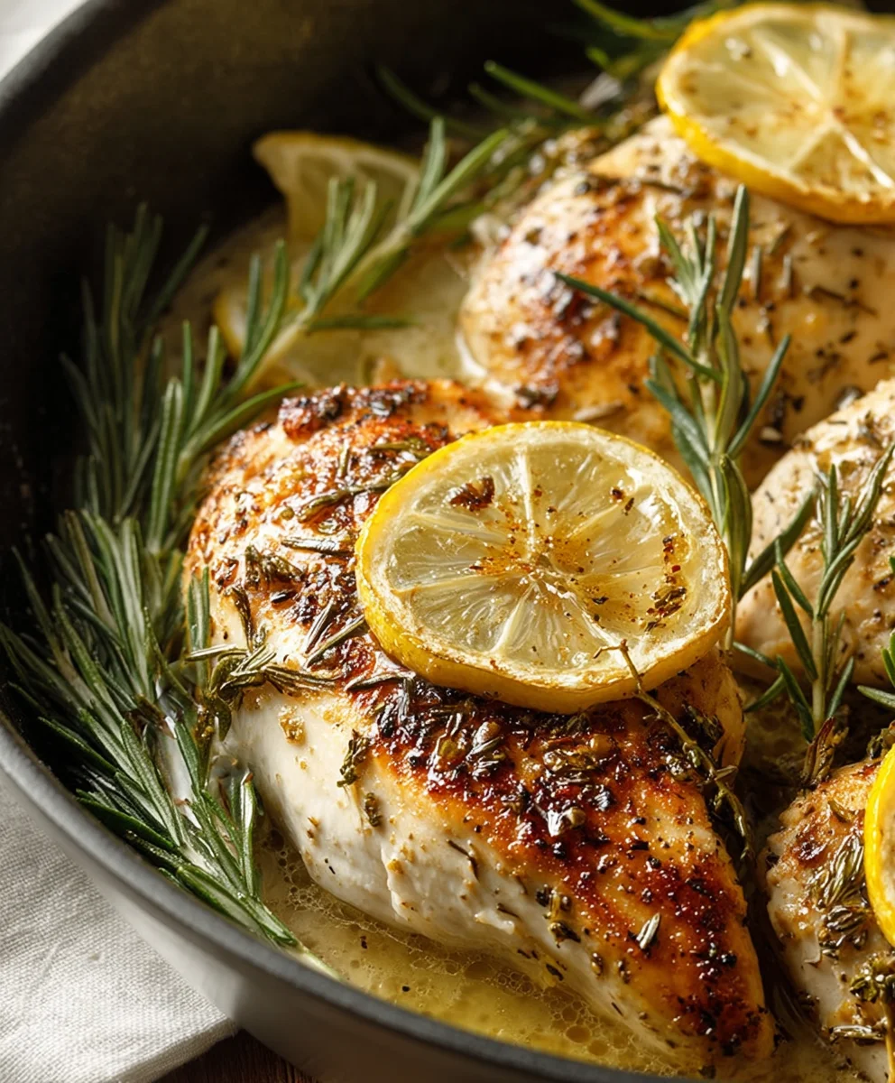 Lemon Rosemary Chicken - Easy Flavorful Dinner