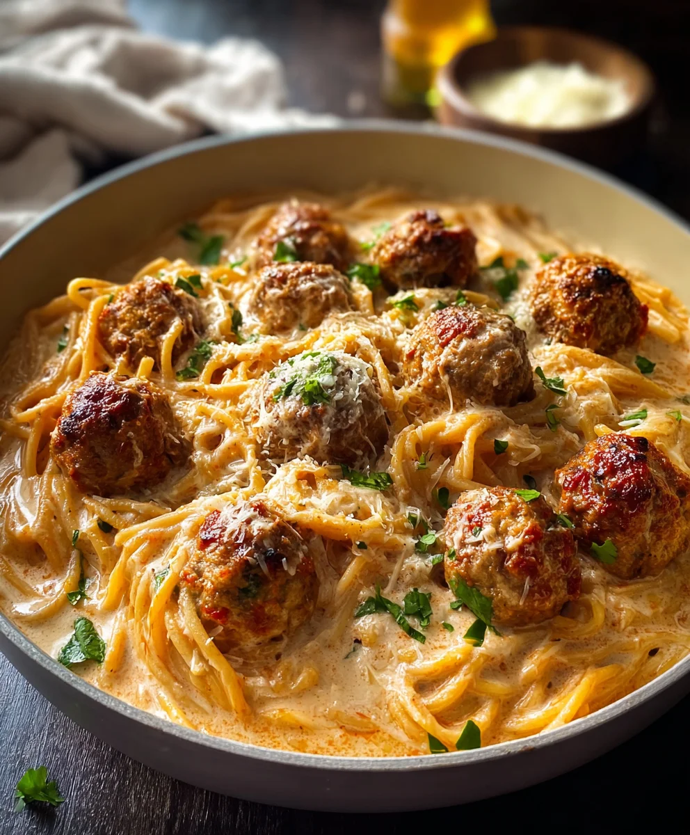 Creamy Spaghetti Meatballs - The Ultimate Comfort Food