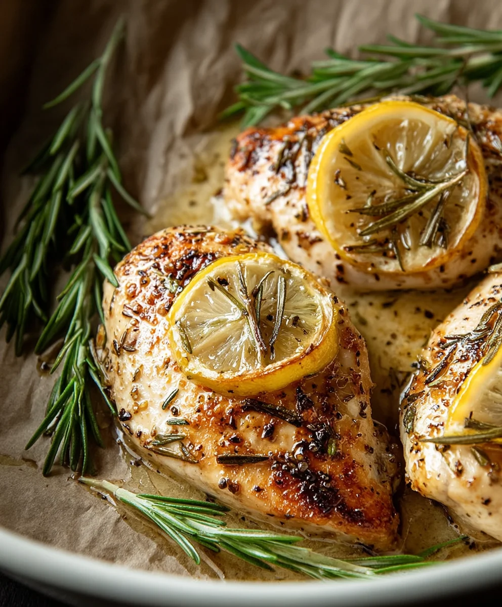 Lemon Rosemary Chicken - Easy Flavorful Dinner