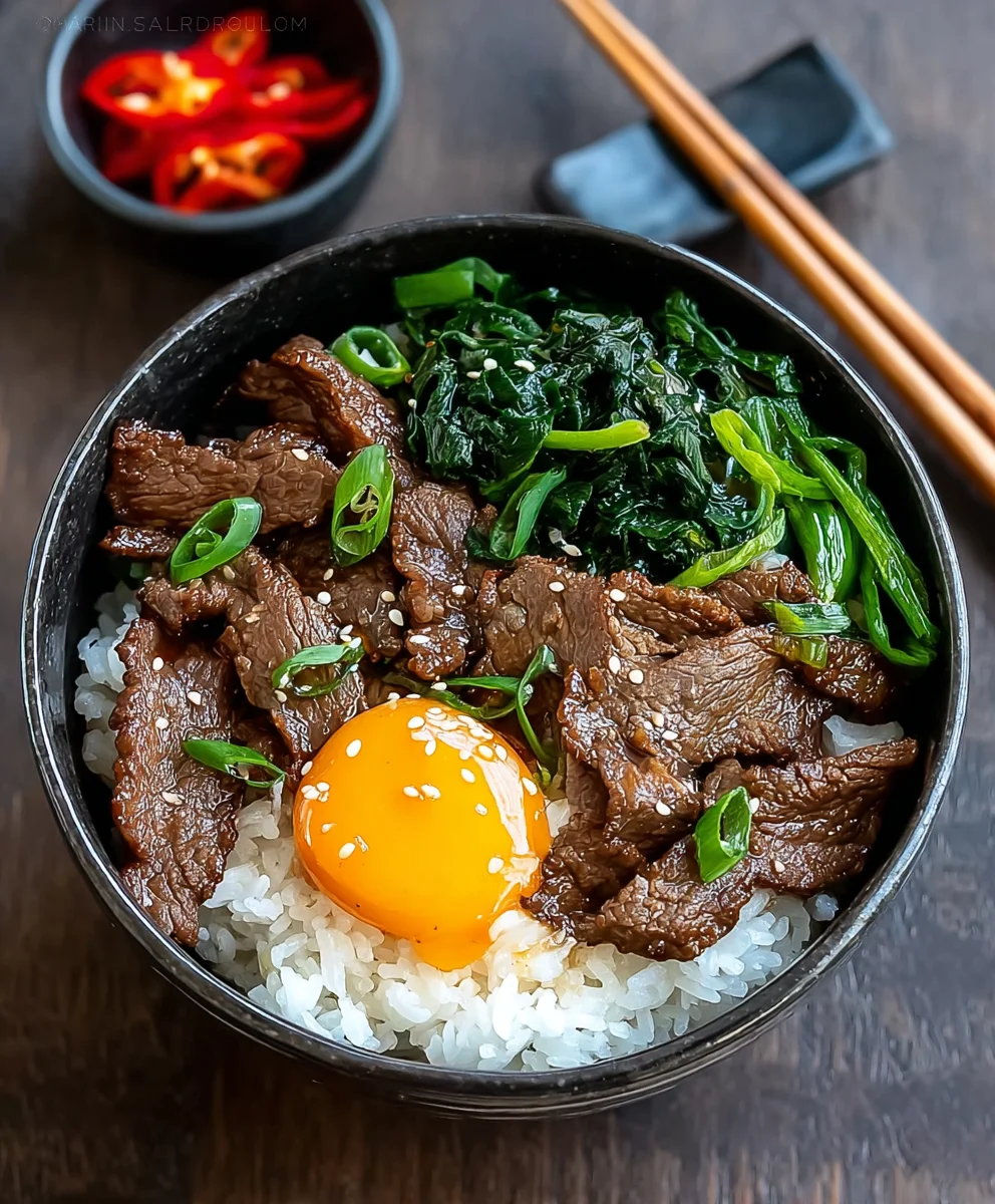 Easy Japanese Beef Bowl Recipe- Quick & Delicious Gyudon