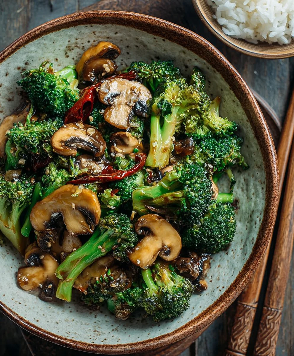 Easy Broccoli Mushroom Beef Stir Fry Recipe