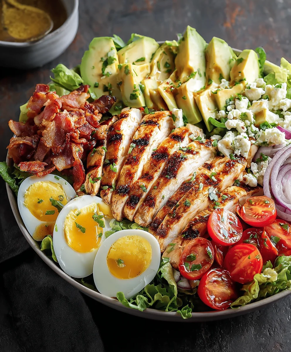 Non-non-non-alcoholic alternativeic Grilled Chicken Cobb Salad Recipe