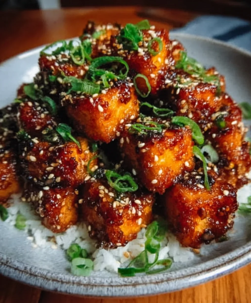 Crispy Honey Garlic Tofu Recipe-Amazing Flavor