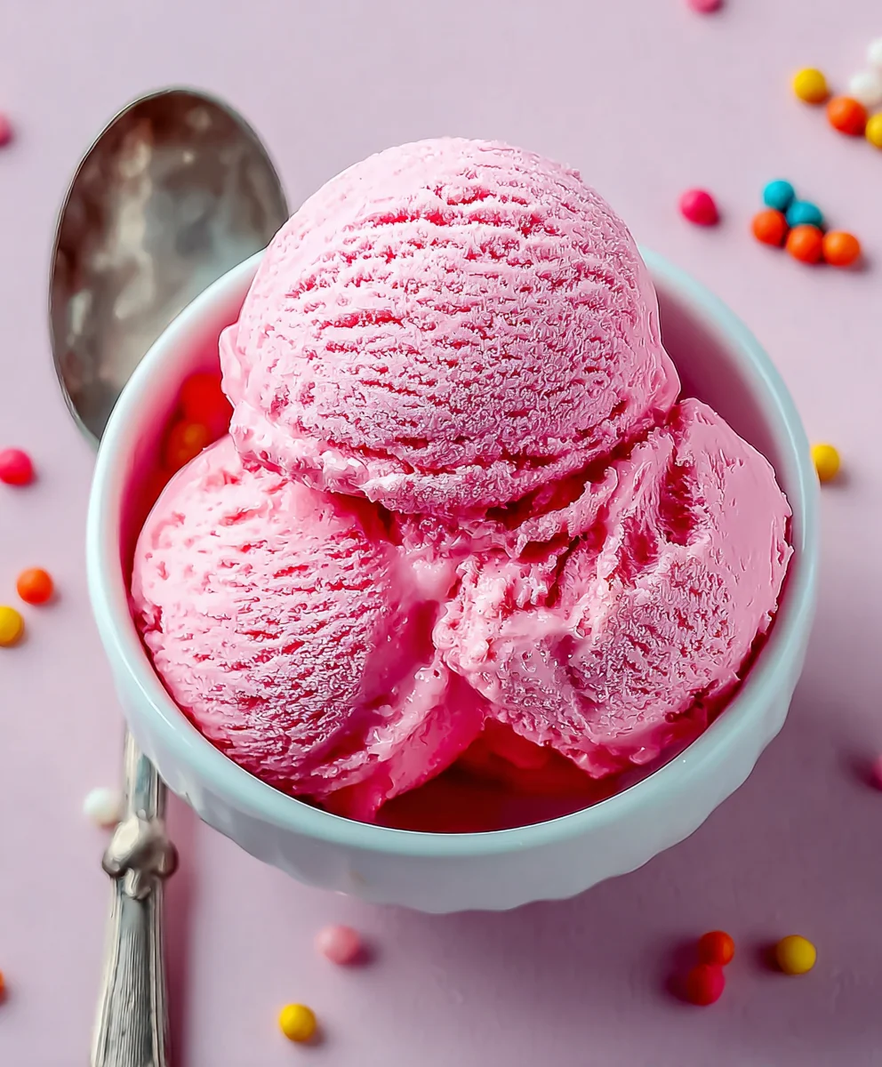 Sweet Bubblegum Ice Cream - Easy Homemade Recipe