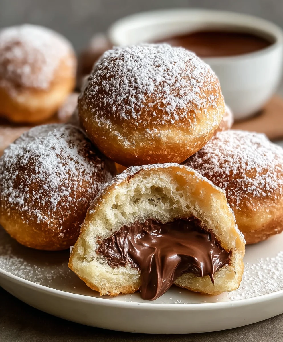 Air Fryer Nutella Bombs - Easy Dessert Recipe