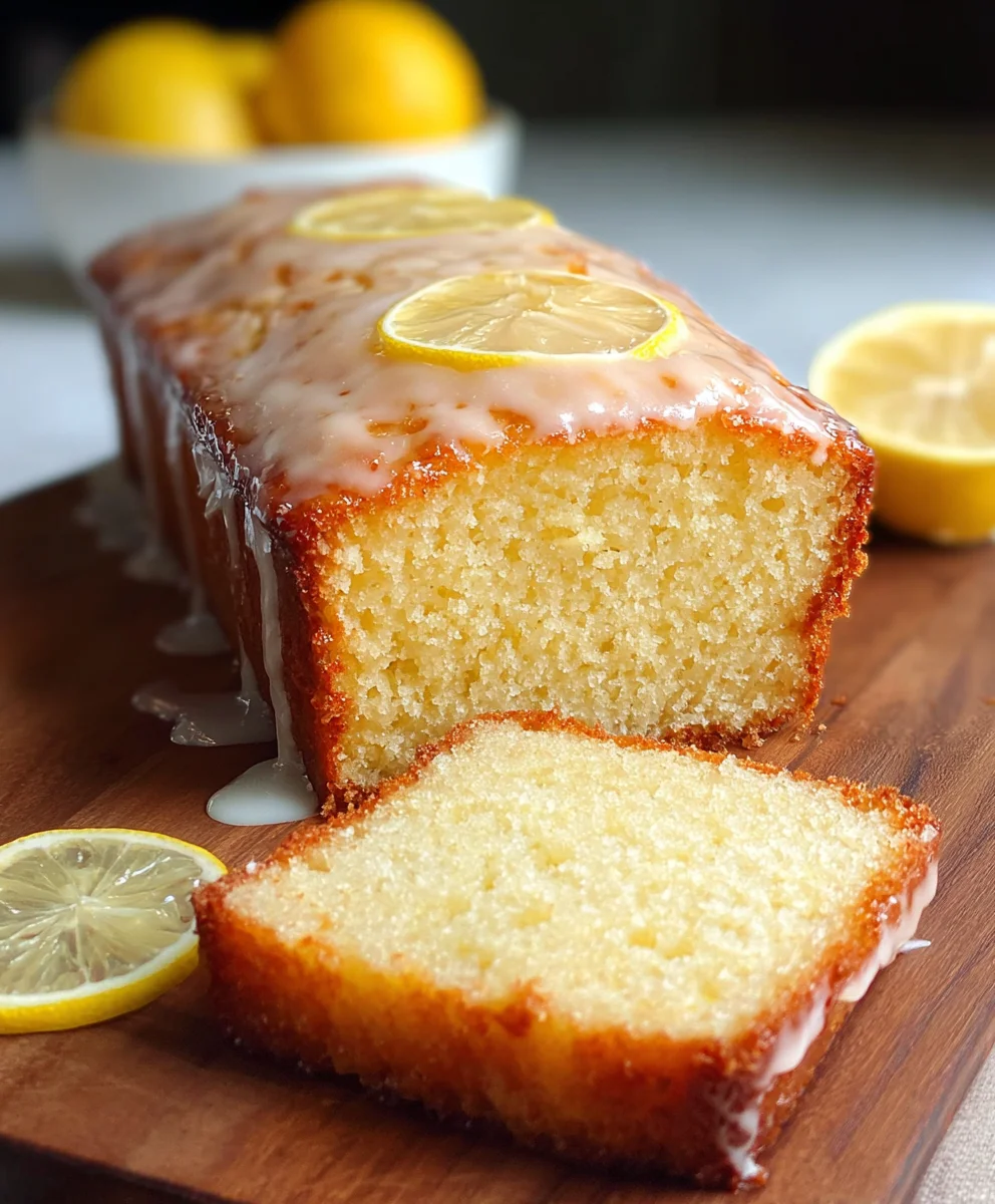 Moist Lemon Loaf Cake Recipe - Easy & Delicious