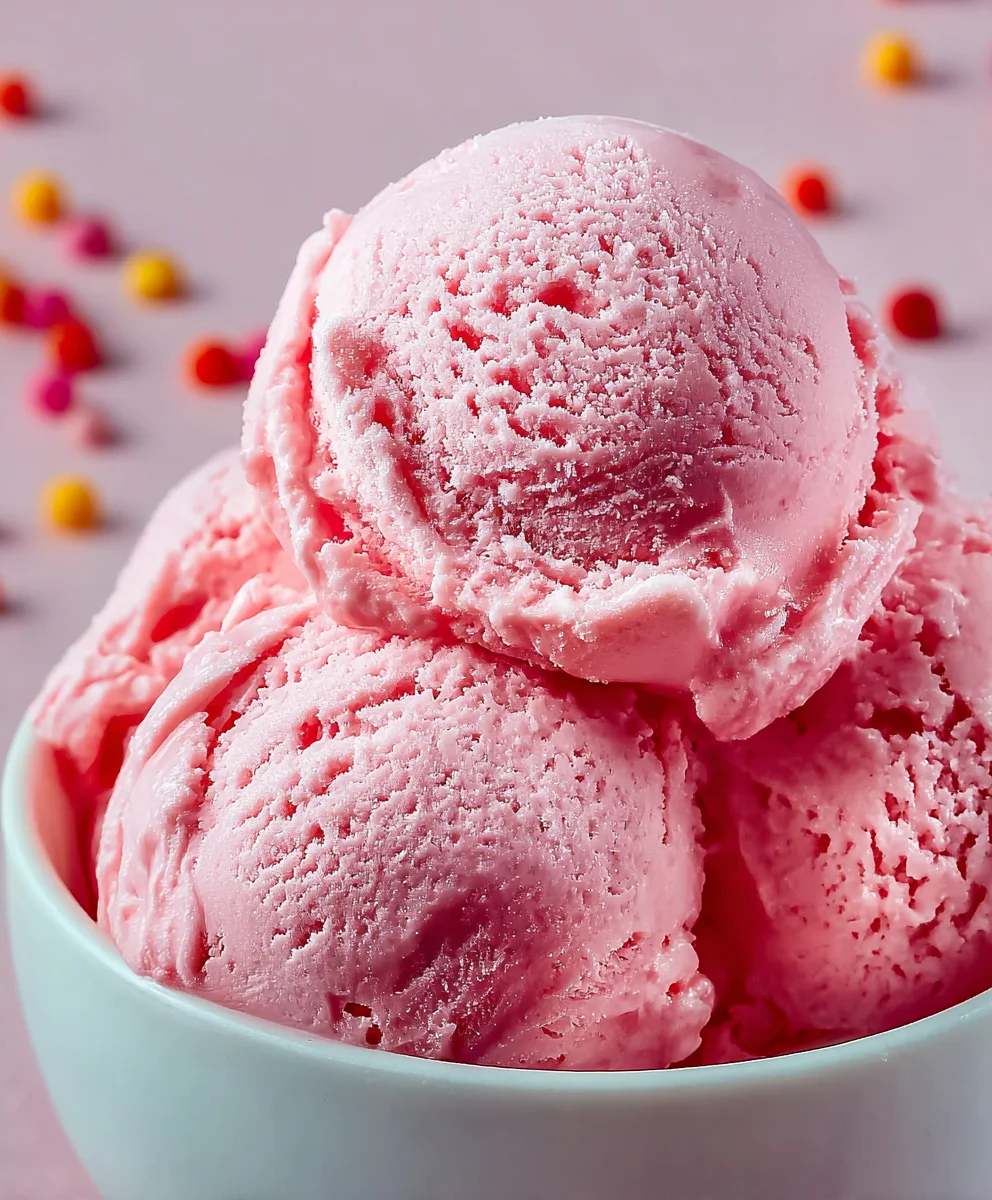 Sweet Bubblegum Ice Cream - Easy Homemade Recipe