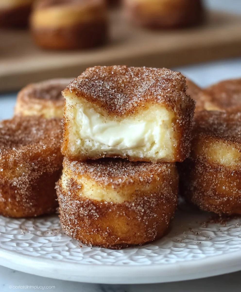 Churro Cheesecake Bites-Easy Dessert Recipe