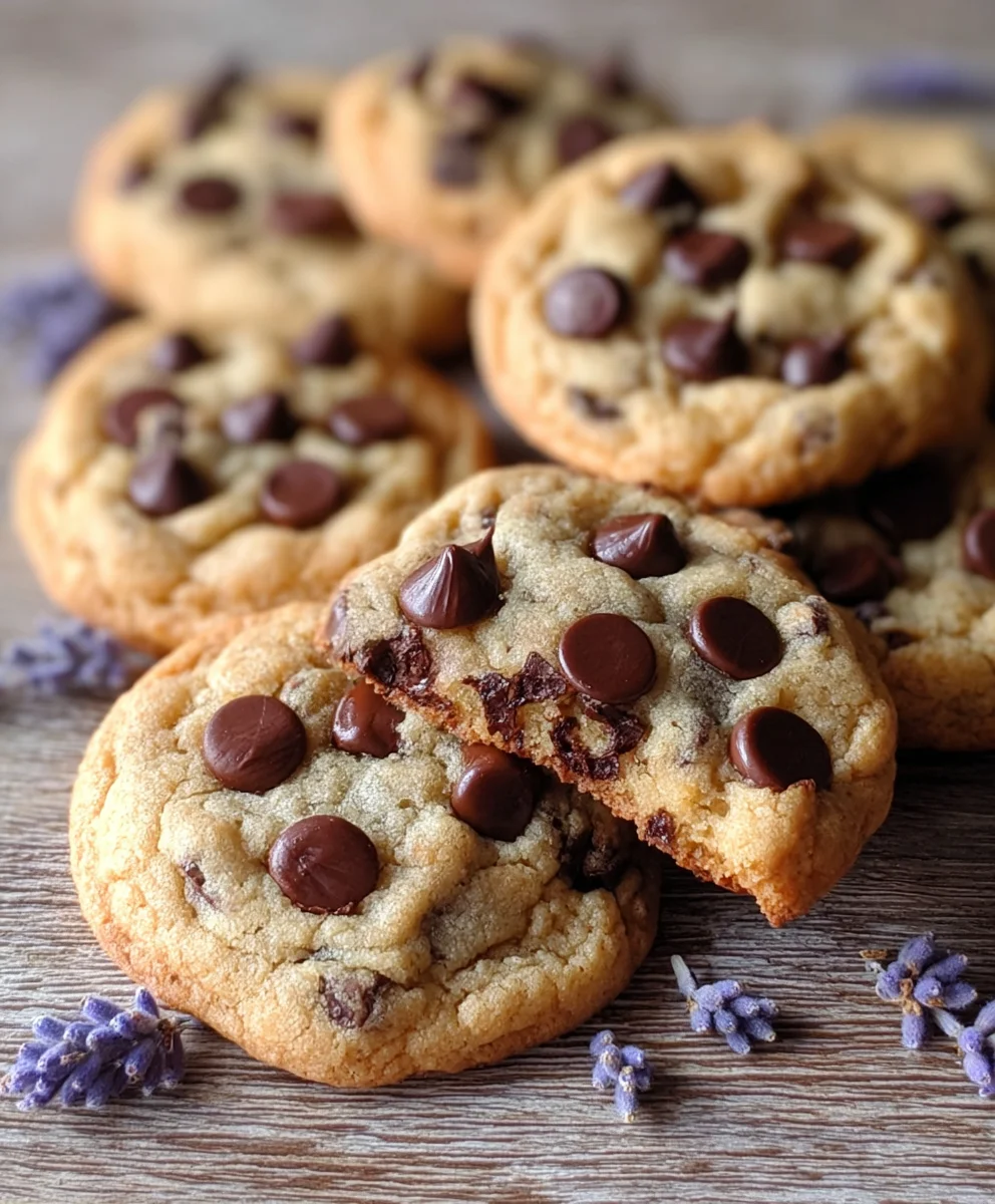 Lavender Chocolate Chip Cookies-Delightful Treat