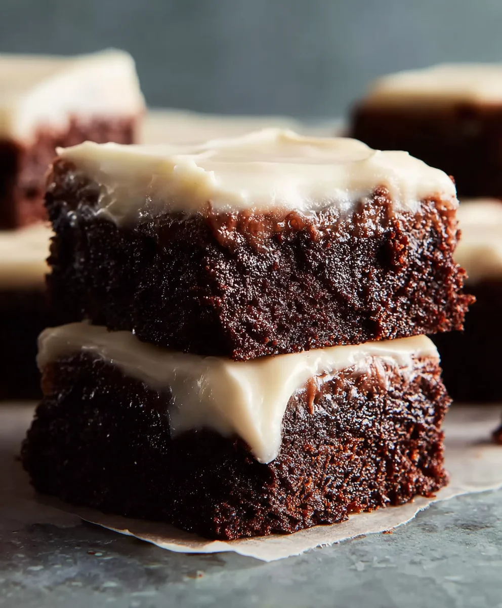 Decadent Brownies with Cream Cheese Frosting - Best Recipe