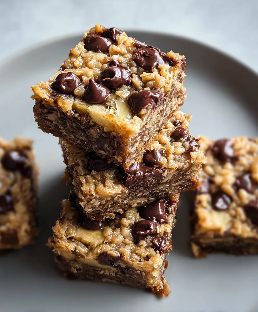 Easy Banana Oat Breakfast Bars-Quick & Healthy Recipe