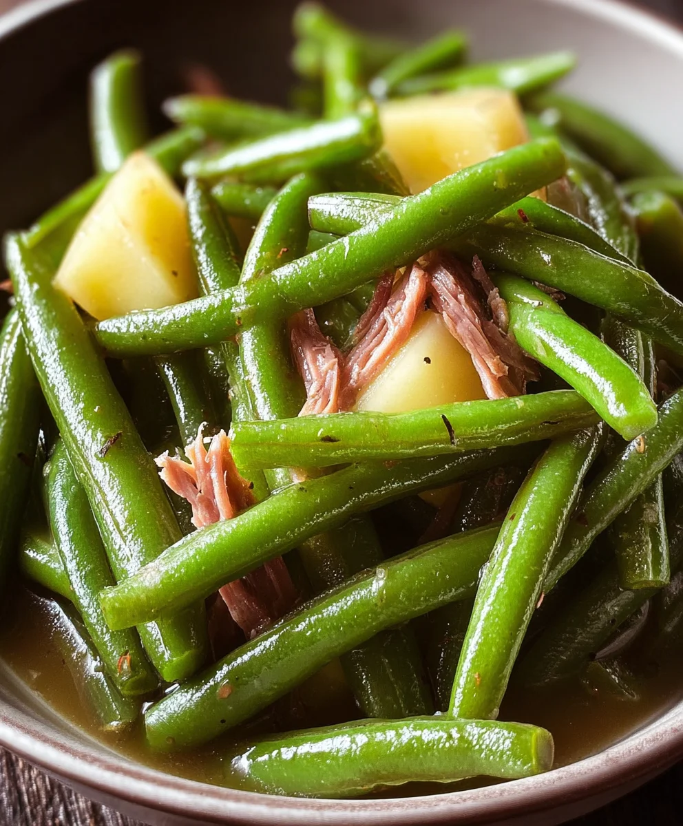 Southern Green Beans Recipe - Delicious & Easy
