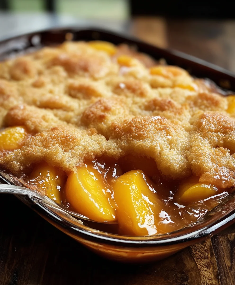Best Southern Peach Cobbler Recipe-Easy & Delicious