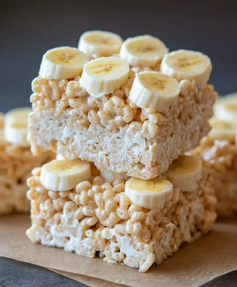 Banana Pudding Rice Krispie Treats Recipe