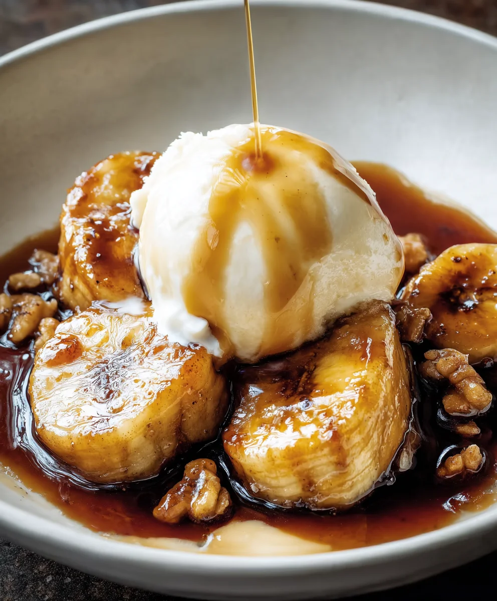 Quick Bananas Foster Dessert- Easy & Delicious