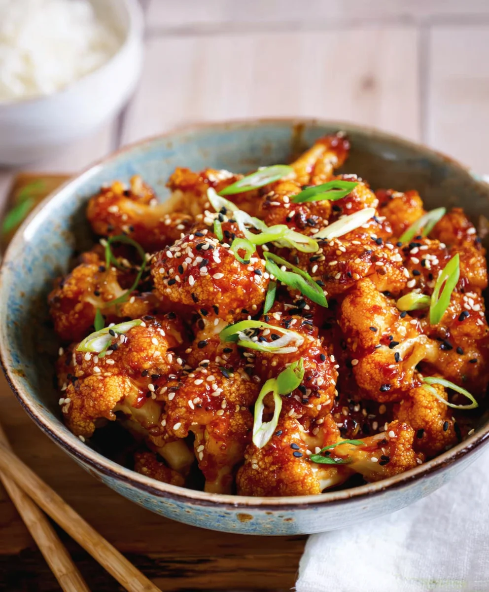 Sticky Sesame Cauliflower- Easy & Delicious Recipe