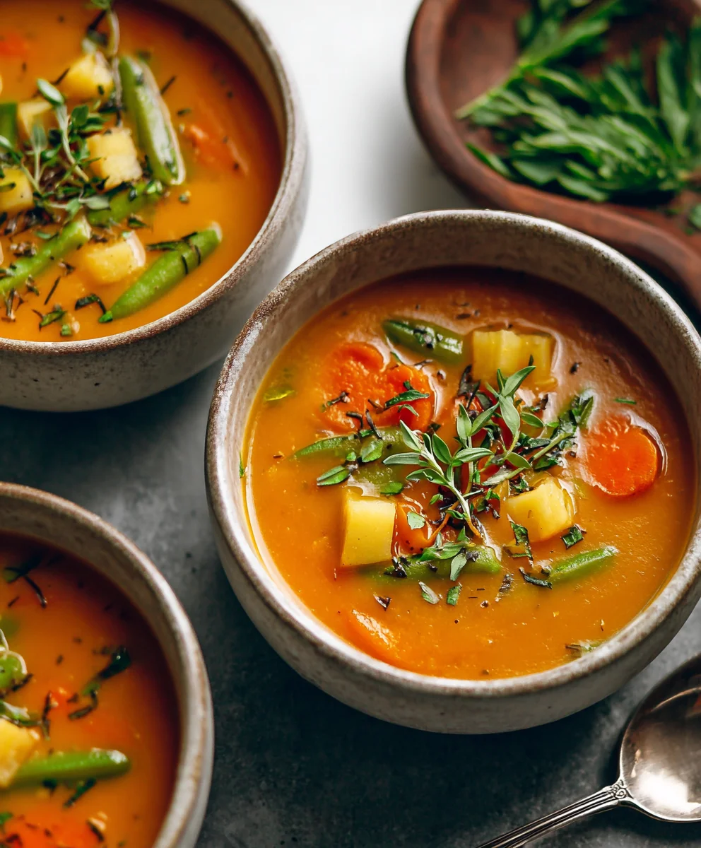 Easy Vegetable Soup - Hearty & Delicious Recipe