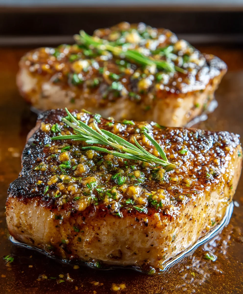 Honey Mustard Beef Chops - Easy Oven Recipe