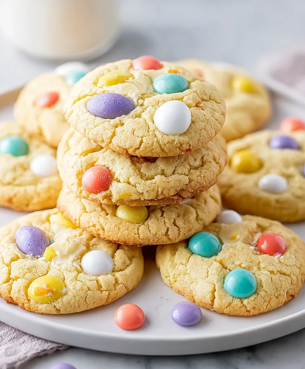 Easy Easter Cake Mix Cookies - Festive & Delicious