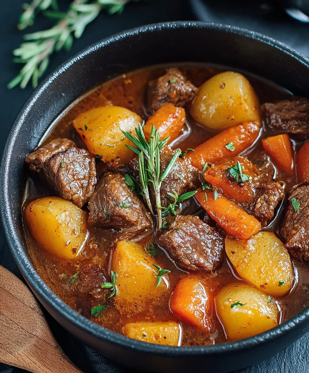 Hearty Homemade Beef Stew-Comfort Food Classic