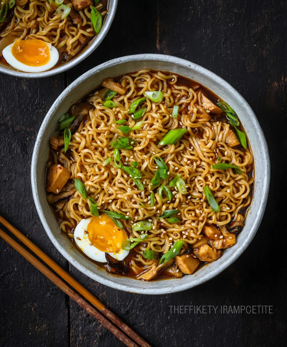 Easy Saucy Ramen Noodles Recipe-Quick & Flavorful