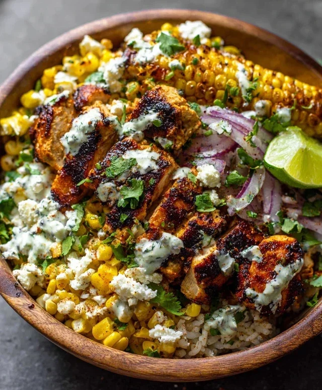 Tasty Street Corn Chicken Bowl