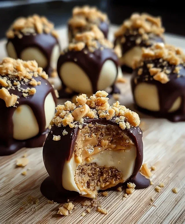 No-Bake Peanut Butter Cheesecake Balls