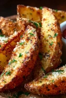 Baked Garlic Parmesan Potato Wedges
