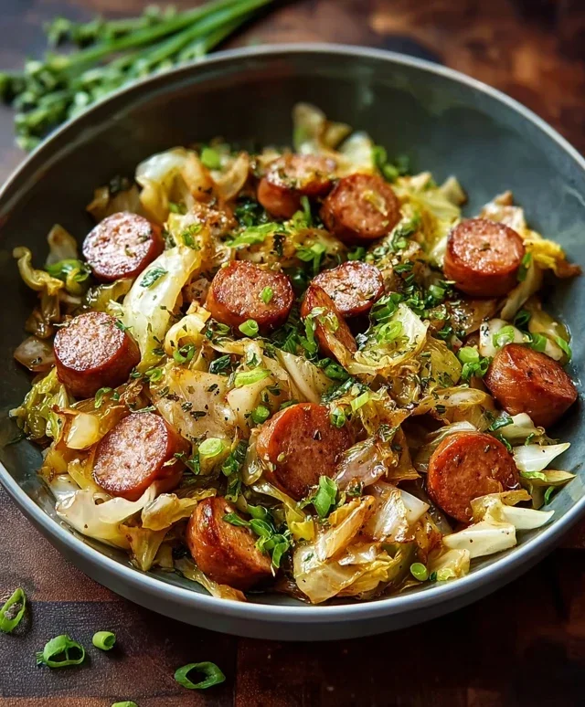 Easy Sausage and Cabbage Stir Fry