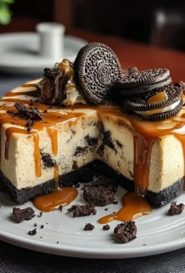 Oreo & Caramel Cheesecake