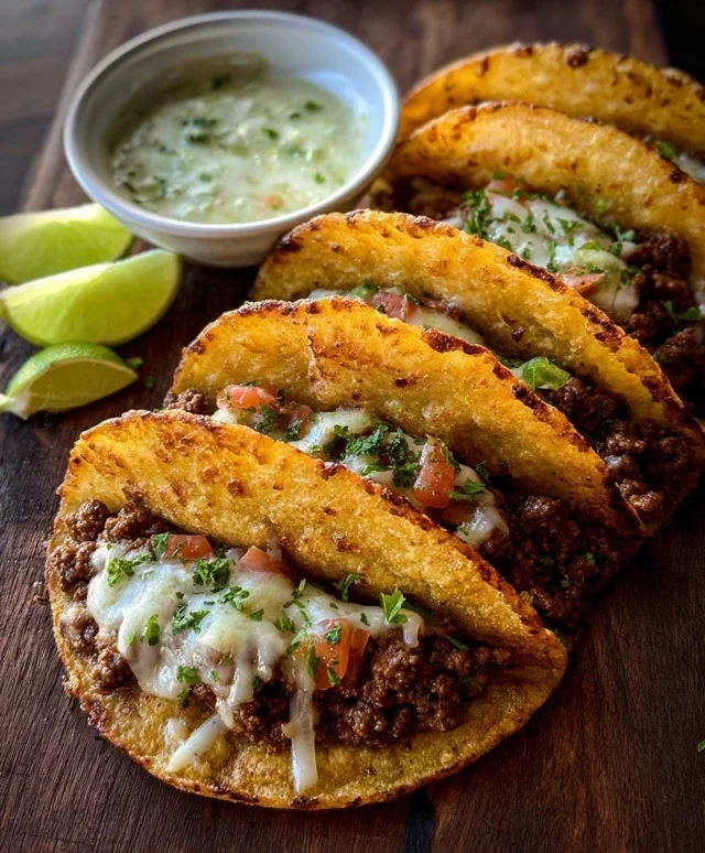 Crispy Ground Beef Tacos