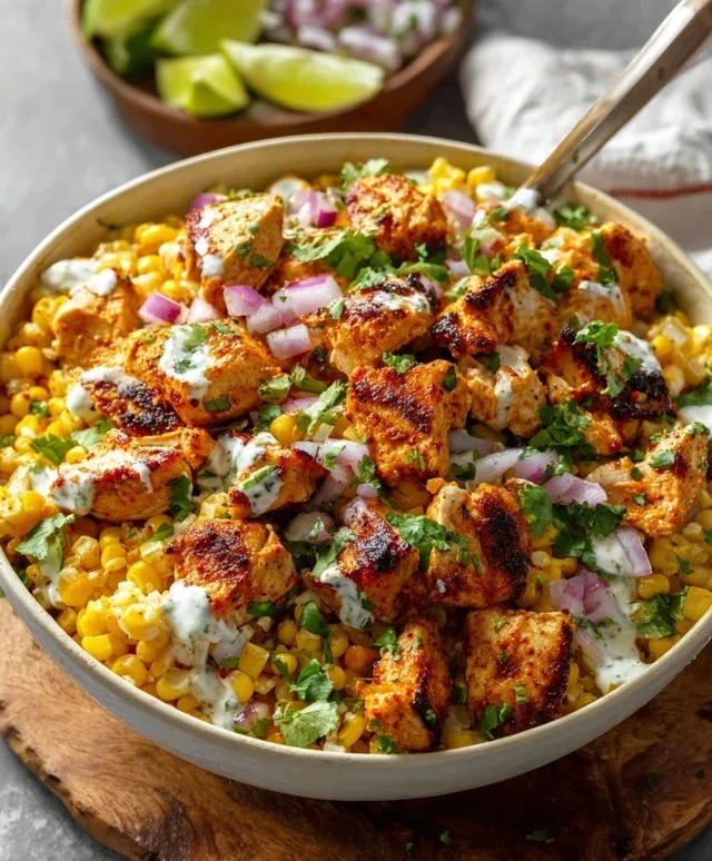 Tasty Street Corn Chicken Bowl