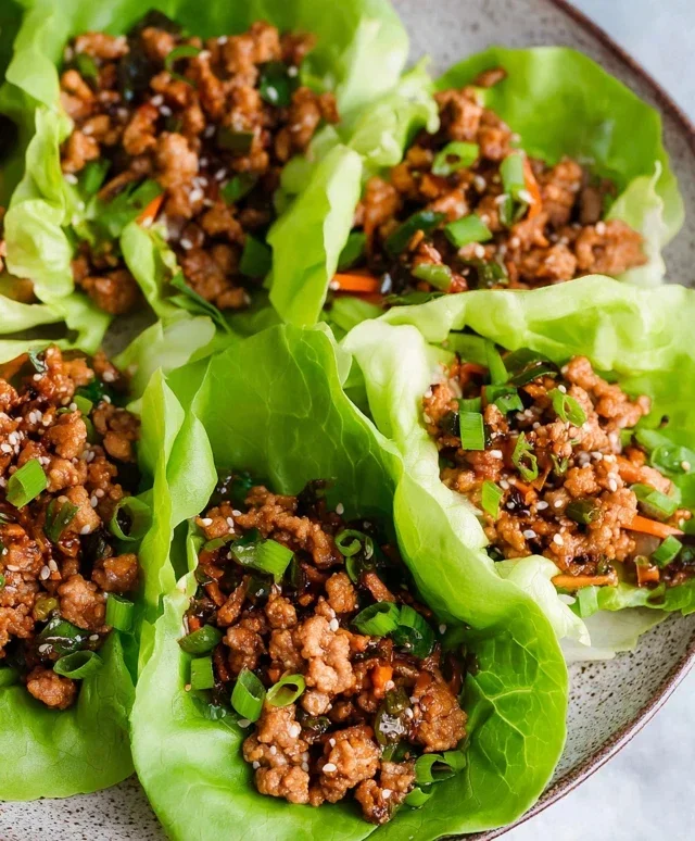 Crunchy PF Chang's Lettuce Wraps