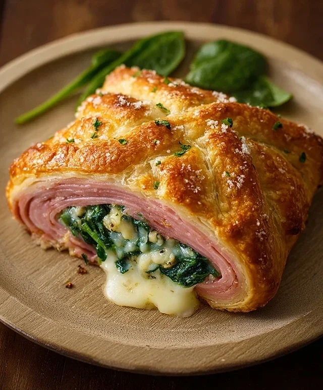 Beef Beef Ham and Cheese with Spinach