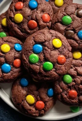 Chocolate M&M Cookies