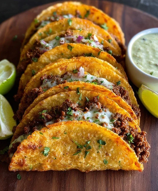 Crispy Ground Beef Tacos