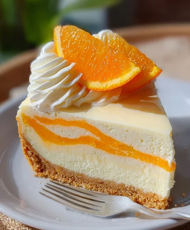 Orange Creamsicle Cheesecake
