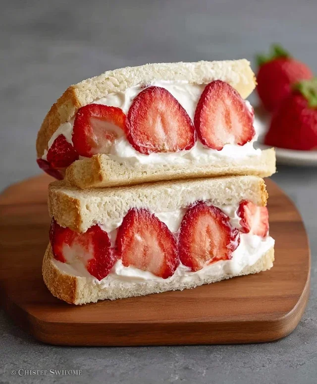 4-ingredient Strawberry Sando