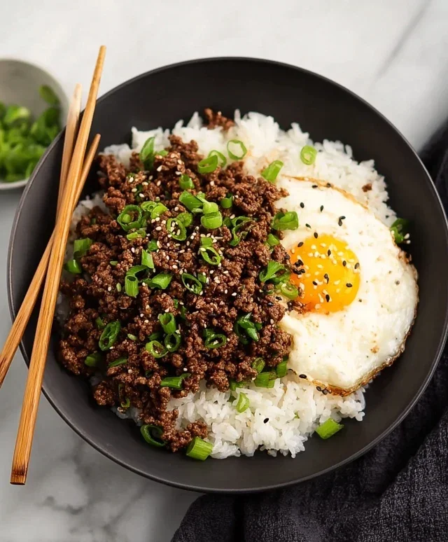 Korean Ground Beef Bowl (25-Minutes)