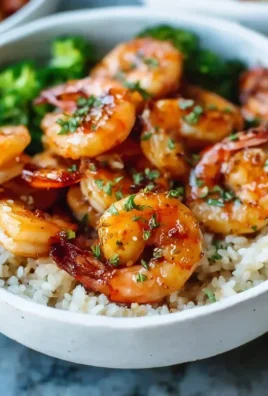 Honey Garlic Shrimp Bowls