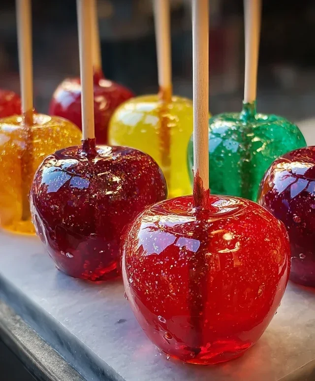 Jolly Rancher Candy Apples