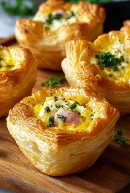 Savory Puff Pastry Cups
