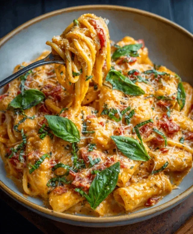 Creamy Tomato Garlic Pasta