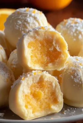 White Chocolate Orange Creamsicle Truffles