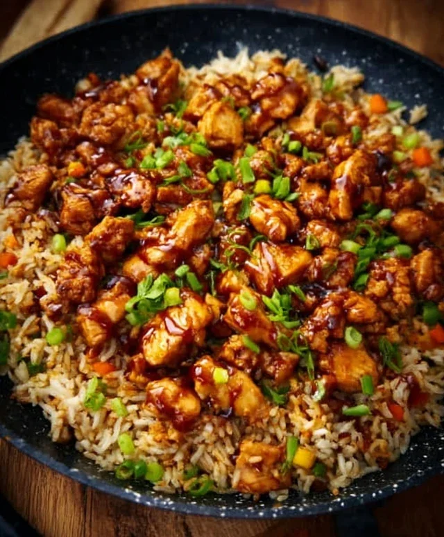 One-Pan Bold Honey BBQ Chicken Rice