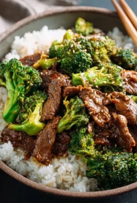 Chinese Beef and Broccoli (牛肉炒西兰花)