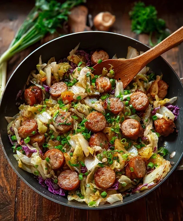 Easy Sausage and Cabbage Stir Fry