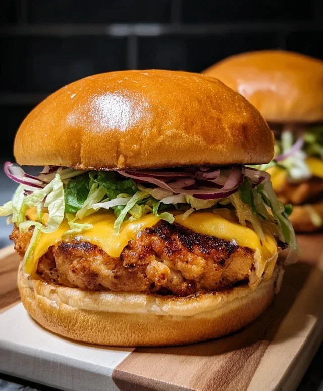 Ground Chicken Smash Burgers