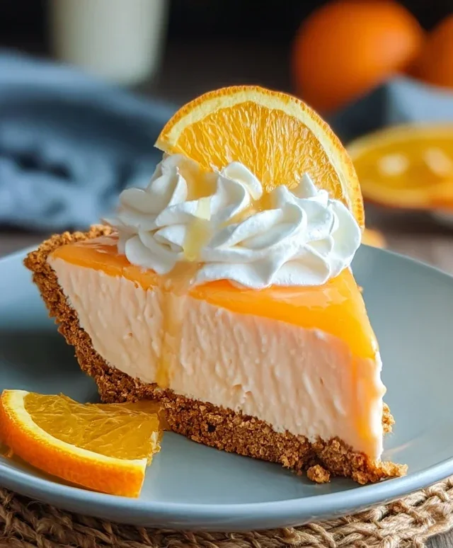 Jello Creamsicle Pie